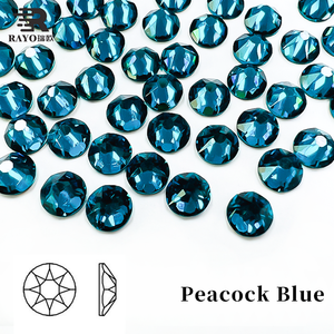 Vestido de diamantes de imitación de uñas con reverso plano de transferencia personalizada al por mayor con estilo de motivo de cristales Hotfix para ropa y zapatos-Material de vidrio - Product Image 4