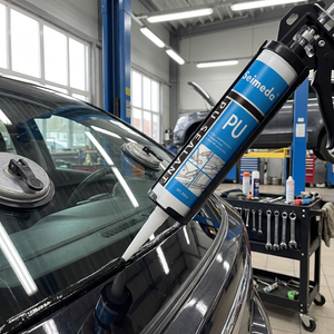 Scellant pour vitres automobiles en polyuréthane haute performance - Adhésif PU polyvalent pour la construction, la menuiserie et l'étanchéité des transports - Product Image 2
