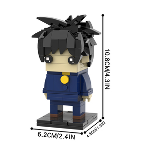 MOOXI Riko Orimoto Ryomen Sukuna Itadori Yuji Gojo Satoru <span class=keywords><strong>Fushiguro</strong></span> <span class=keywords><strong>Megumi</strong></span> Kugisaki Nobara Blocs de construction en plastique Anime Jouets - Product Image 6