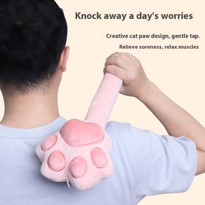 Cartone animato carino gatto martello massaggio artiglio battere la musica indietro bastone piccolo martello creativo peluche all'ingrosso - Product Image 2