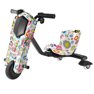 Tricycle électrique Go Kart avec carrosserie en acier allié de 6,3 pouces, design ouvert pour enfants, avec haut-parleur Bluetooth - Product Image 3