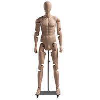 Mannequin rotatif réaliste, robot ajustable multifonction, présentoir de vêtements de mode, mannequin à articulations mobiles