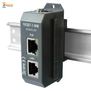 Din Mount cổng duy nhất 10 Gigabit 802.3bt PoE ++ phun IEEE 802.3af/at/BT 90W đầu ra tối đa hoạt động giữa nhịp PoE phun - Product Image 1