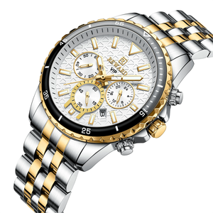 นาฬิกาข้อมือผู้ชาย Reward Business Relojes Hombre Sport หรูหรา สายสแตนเลส โครโนกราฟ กันน้ำ นาฬิกาควอตซ์สำหรับผู้ชาย - Product Image 5