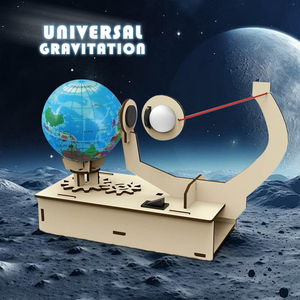 Jinying 35 pièces en bois DIY STEM, modèle de gravité universelle pour expériences scientifiques physiques de la Terre, jouet éducatif créatif - Product Image 2