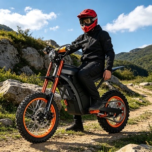 Bicicleta Eléctrica Todoterreno de 60v, IPX6, 3 Velocidades, 27/36/70KM/H, Motor de Tracción Media, Bicicleta Eléctrica de Carretera, Batería de Litio de 6000w, E-<span class=keywords><strong>Moto</strong></span> - Product Image 2
