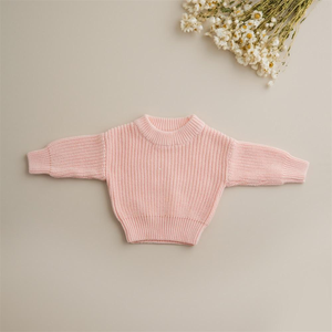 <span class=keywords><strong>Pull</strong></span> en tricot épais pour bébé garçon et fille, 100% coton, classique, <span class=keywords><strong>chaud</strong></span> pour l'hiver, unisexe, nouveau-né, vente chaude - Product Image 3