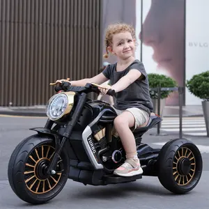 Bambini all'ingrosso della fabbrica 12v a batteria bambino 3 ruote grande moto elettrica triciclo elettrico per bambini giocattolo del motociclo