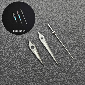 Montre mécanique de luxe personnalisée fabriquée à la main pointeur lumineux bleu cuisson Fit Nh35 Nh36 Sw200 accessoires de montre mains - Product Image 2