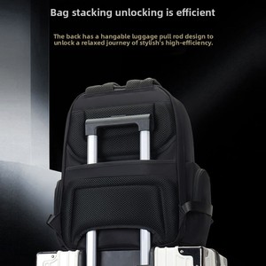 Fashionable Luxury Sport Style Men's <b>Backpack</b> <b>Large</b> Capacity Waterproof Oxford Laptop <b>Backpack</b> for Students - Product Image 3