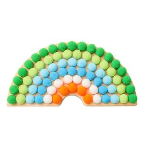 Juguete de Aprendizaje Montessori de Madera de Alta Calidad, Palillos para Agarrar Bolas, Coordinación, Entrenamiento de Concentración para Recoger Cuentas - Product Image 1