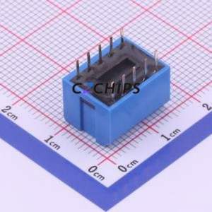 DPL-05BLP DIP Switch Through hole Component (THT) Switch Piano Key Single Pole Single Throw 5 PC Pin - Product Image 2