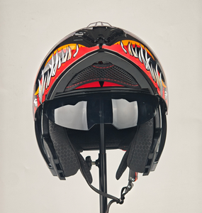 Casco de Motocicleta Abierto, Modular, con Luz Trasera LED, Aprobado por DOT, para Todas las Estaciones, para Ciclismo y Motocross, Modelo LV115, Venta Caliente - Product Image 3