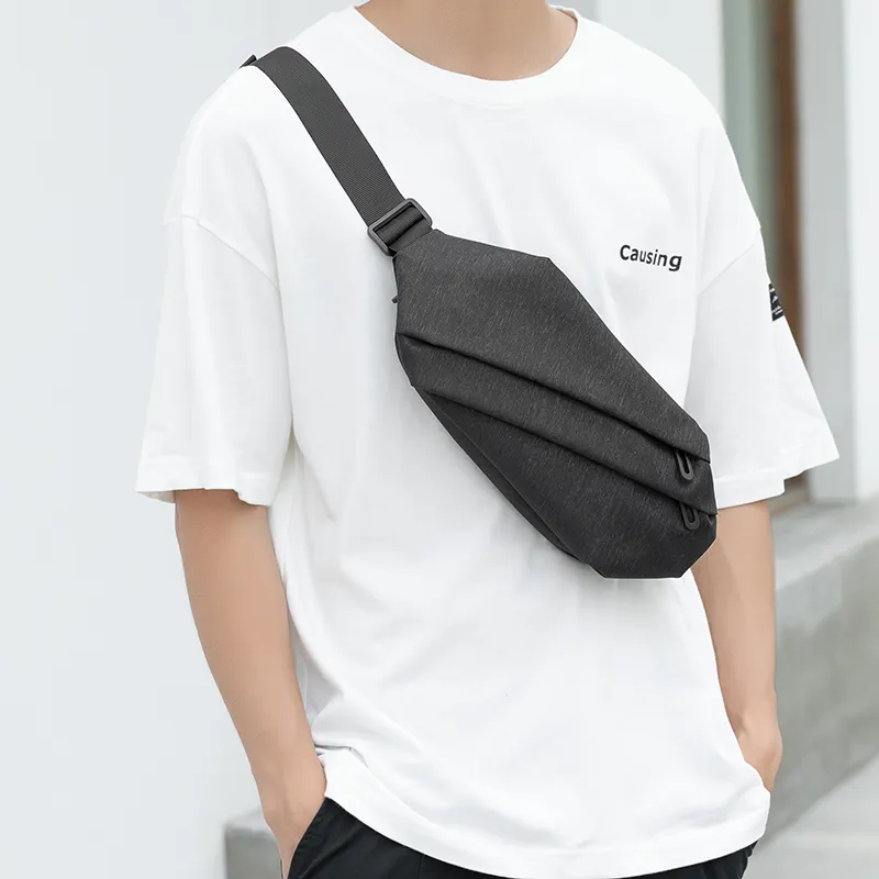 Túi Ngực Không Thấm Nước Tùy Chỉnh Mens Ngực Gói Vai Crossbody Túi Chạy Túi Ngực