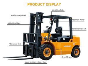 Camion lourd fiable de marque HUAHE, capacité de 3,0 tonnes (3000 kg), pour entrepôt et construction, modèle HH30Z-W1-D I. Produit Mater - Product Image 5