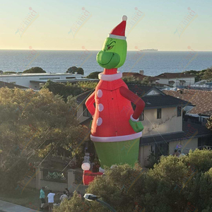 Zhenmei 50ft Christmas Grinch Clown <strong>Inflatable</strong> Balloon Giant Outdoor <strong>Xmas</strong> Yard <strong>Decoration</strong> - Product Image 3