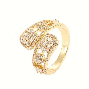 Anello Aperto Regolabile per Donne, Design Semplice per Uso Quotidiano - Product Image 2