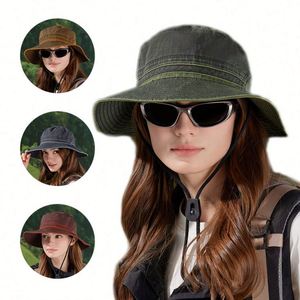 Custom Logo Outdoor Activities Summer Season <b>Sunscreen</b> Fishing and Hiking Female for Woman Bucket Hat - Product Image 1