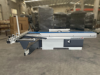 Scie à table coulissante de précision avec lame de rainurage, scie à panneaux à levage électrique pour la découpe du MDF et du contreplaqué