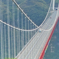 Puente Prefabricado de Acero Compuesto, Diseño Moderno de Vigas Metálicas de Alta Resistencia para Proyectos de Viaductos