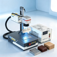 Petite machine de marquage laser UV avec refroidisseur d'eau S&A, équipement de gravure laser UV 355 nm pour cristal et ABS