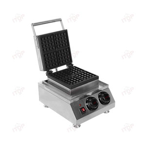 Termostato digital para hacer gofres, controlador de temperatura, 4x4, cuadrado, para uso doméstico, belga, para desayuno - Product Image 3