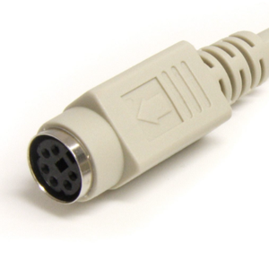 Cable de Extensión Divisor de Teclado/Ratón PS/2 de 6 Pulgadas Personalizable para Computadora, Conductores Chapados en Oro, CE 28AWG, Trenzado de PVC Beige, 20cm-30m - Product Image 2