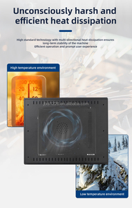 IP65 15.6-inch Hệ thống cửa sổ nhúng cảm ứng máy tính bảng điện dung màn hình hiển thị điều khiển công nghiệp truy vấn kỹ thuật số biển hiển thị - Product Image 4