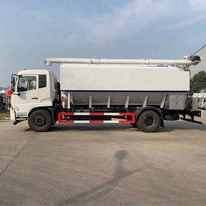 Camión de Transporte de Alimentos a Granel, Camión de Granos a Granel con Múltiples Compartimentos y Barrena Hidráulica para Entrega de Alimentos en Granjas - Product Image 1