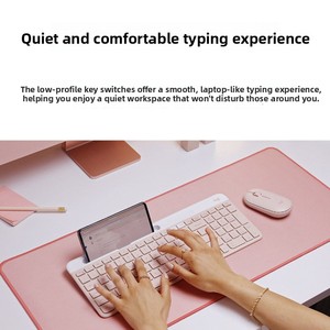 Clavier sans fil K580 neuf pour ordinateur de bureau – Taille standard 104 touches rétroéclairées LED, touches programmables, connectivité sans fil – Profitez de la mer - Product Image 5