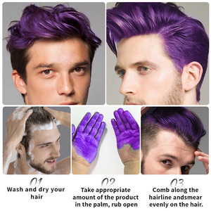 100g di <span class=keywords><strong>capelli</strong></span> organici a base di <span class=keywords><strong>capelli</strong></span> a base di <span class=keywords><strong>capelli</strong></span>, tinture <span class=keywords><strong>per</strong></span> <span class=keywords><strong>capelli</strong></span> crema <span class=keywords><strong>temporanea</strong></span>, con una forte funzione di levigatura - Product Image 5