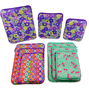 Funda protectora de neopreno con cremallera para libro, funda duradera para libros, funda para ordenador portátil, funda para Kindle, diseño personalizado, 3 tamaños - Product Image 1