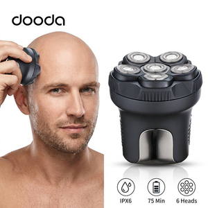DOODA en STOCKS, <span class=keywords><strong>Afeitadora</strong></span> Eléctrica USB Impermeable IPX6, <span class=keywords><strong>Afeitadora</strong></span> Corporal con Cuchilla Magnética Flotante 6D para <span class=keywords><strong>Cabeza</strong></span> y Cara, con 2 Velocidades - Product Image 1