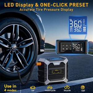 <span class=keywords><strong>Compresseur</strong></span> <span class=keywords><strong>d</strong></span>'<span class=keywords><strong>air</strong></span> portable universel 150 PSI 100 W DC 12 V pour pneus de voiture - Accessoires auto, vélo, moto - Product Image 6