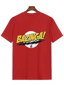 T-Shirt da Uomo di Alta Qualità <span class=keywords><strong>The</strong></span> <span class=keywords><strong>Big</strong></span> <span class=keywords><strong>Bang</strong></span> Theory, 100% Cotone, Stile Casual, Stampa DTF, Motivo Uniforme, Tessuto Lavorato a Maglia 180 Grammi - Product Image 2