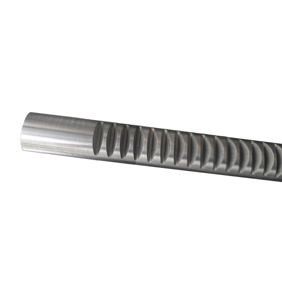 Round Spur Rack Source Factory Manufacturing Round Spur Gear Rack and Pinion Shaft ...
