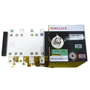 สวิตช์โอนถ่ายอัตโนมัติ Populace รุ่น DTSQ2-3 400A 4P แบบสามเฟส ATS - Product Image 1