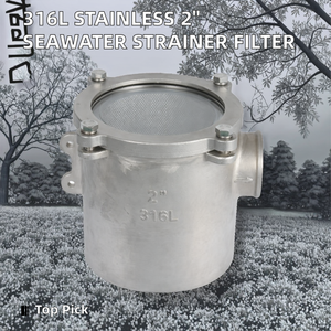 YUMU Nouveau filtre à <span class=keywords><strong>eau</strong></span> <span class=keywords><strong>de</strong></span> <span class=keywords><strong>mer</strong></span> en acier inoxydable 316L <span class=keywords><strong>de</strong></span> qualité marine 2 pouces, résistant à la corrosion, pour système <span class=keywords><strong>de</strong></span> refroidissement <span class=keywords><strong>de</strong></span> moteur <span class=keywords><strong>de</strong></span> bateau, prise d'<span class=keywords><strong>eau</strong></span> - Product Image 3