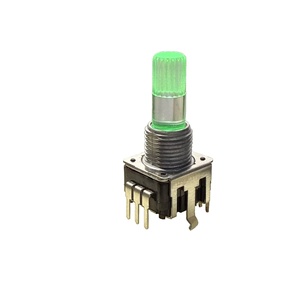 Potentiomètre rotatif vertical à axe long RD12S 12 mm, contrôleur de volume LED, réostat, film de carbone, boîtier métallique - Product Image 2