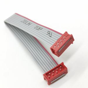 Harnes kabel listrik 2*7P pertandingan mikro 450mm Pitch IDC 14pin pita PVC datar untuk elektronik - Product Image 2