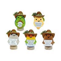 Chapeau de cowboy au crochet populaire, poupée Art Déco, série de cartes inspirantes et positives faites à la main, cadeaux émotionnels exquis pour anniversaire