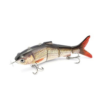 Leurre de pêche robotisé intelligent, rechargeable par USB, nageur automatique, appât électronique multi-articulations, pratique
