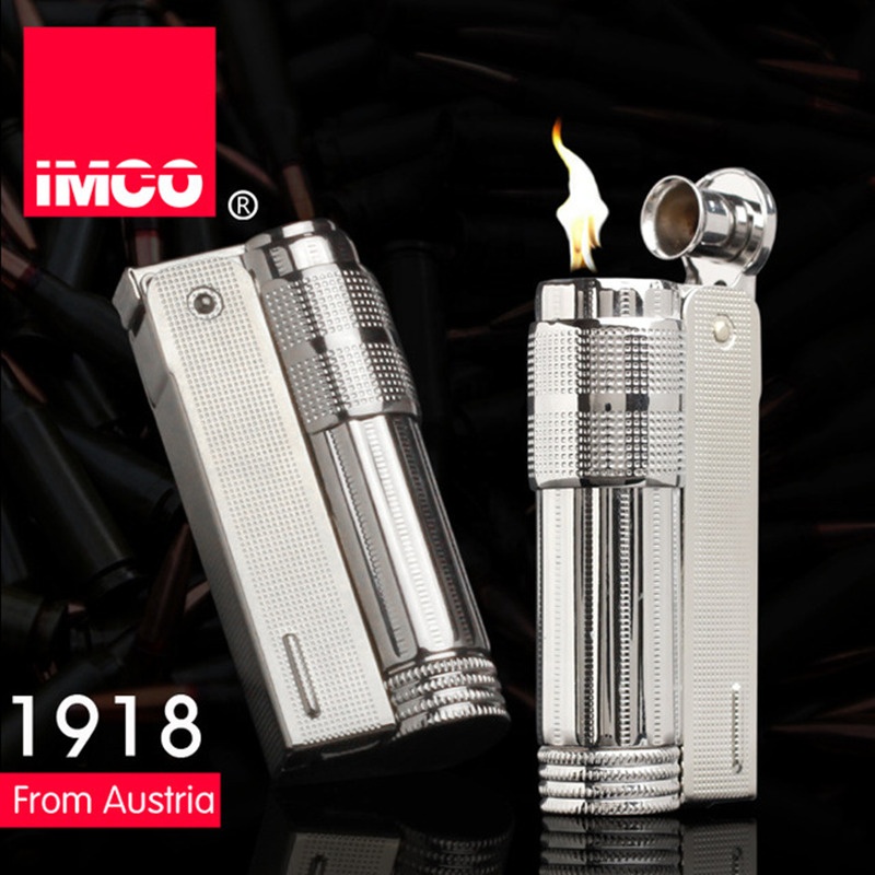 Винтажный металлический оригинальный IMCO 6700 старый бензиновый зажигалка, мужской прикуриватель