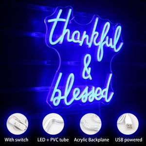 ไฟนีออน LED แบบยืดหยุ่นสั่งทำจากโรงงาน ความยาว 10 เมตร ปรับความสว่างได้ 5V USB IP65 แผ่นอะคริลิค สำหรับตกแต่งปาร์ตี้ บาร์ ตัวอักษรไฟตกแต่ง - Product Image 5