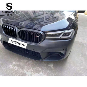 Los parachoques de coche incluyen guardabarros de rejilla de falda lateral de tubo de escape de labio trasero para <span class=keywords><strong>BMW</strong></span> 5 Series G30 G38 <span class=keywords><strong>2021</strong></span> + actualización a estilo M5 - Product Image 3