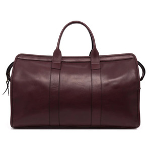 Sac de voyage unisexe en cuir classique léger avec logo personnalisé, poignée durable et doublure en polyester imperméable – Vente en gros - Product Image 2