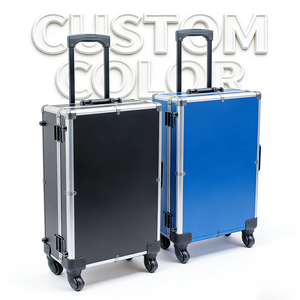 Boîte de rangement et de présentation en aluminium pour cartes de collection de sport gradées, 5 emplacements, avec roulettes, support OEM - Product Image 6