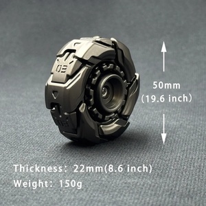EDC Open Armor Magnetic Eco-Friendly Fidget Spinner ของเล่นหมุนคลายเครียด ทำจากเรซิ่นและซิลิโคน สำหรับผู้ใหญ่ เด็กชาย และเด็กหญิง - Product Image 6