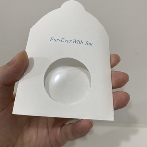 Sobre de Papel para Empaque con Logotipo Personalizado y Ventana para Pantalones Cortos de Niña - Product Image 3