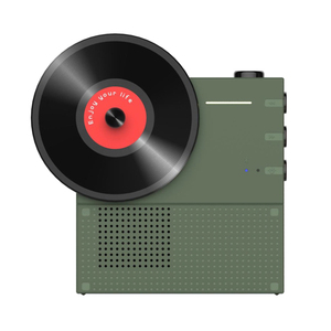 Kích thước nhỏ tiện ích di động thuận tiện hoài cổ Vinyl Máy nghe nhạc ghi âm chất lượng cao trong nhà ngoài trời sử dụng bluetooths loa cho món quà - Product Image 2